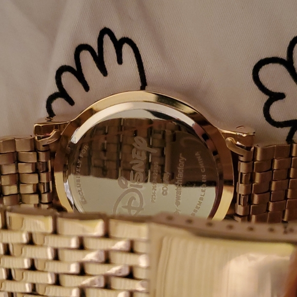 NWT Mickey Mouse Gold Watch - Picture 5 of 6